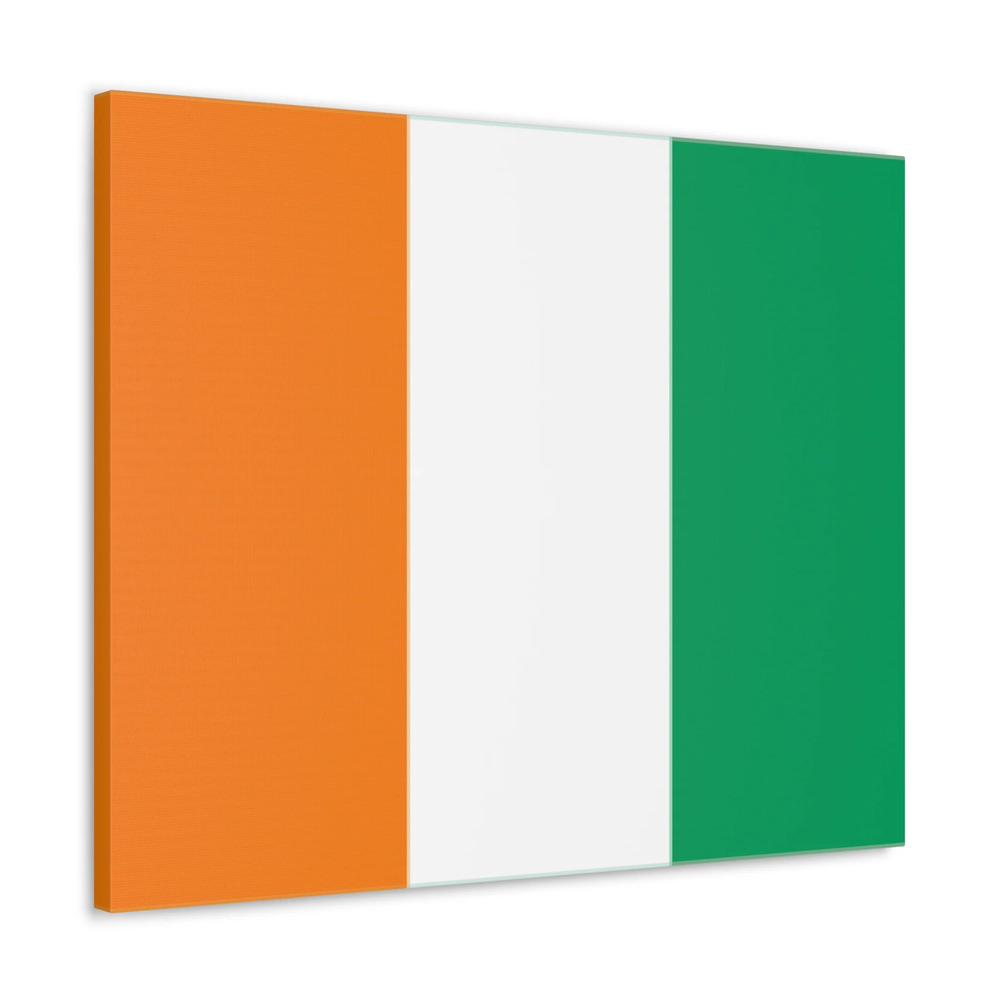 Cte dIvoire Country Flag Canvas Vibrant Wall Art Unframed Home Decor